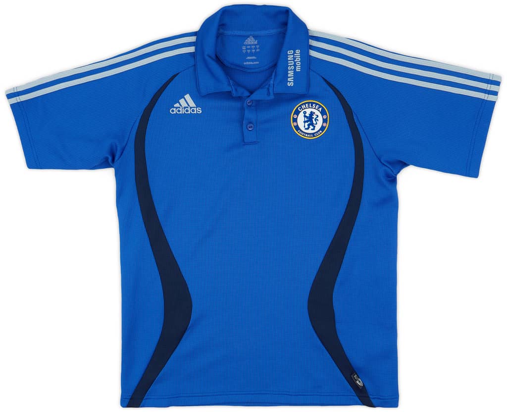 2006-07 Chelsea adidas Polo Shirt - 8/10 - (L)