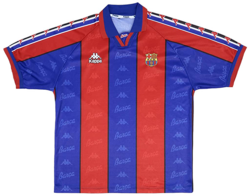 1995-97 Barcelona Home Shirt - 8/10 - (XL)