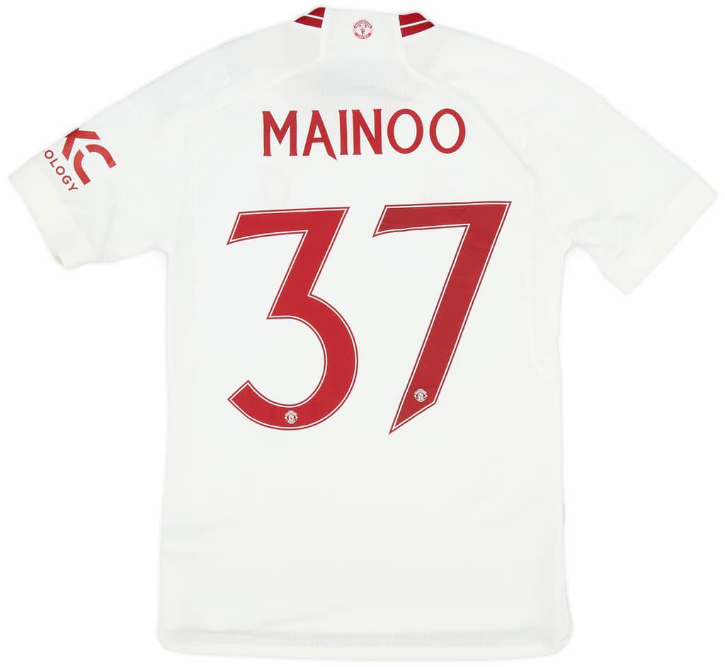 2023-24 Manchester United Third Shirt Mainoo #37 (XS)