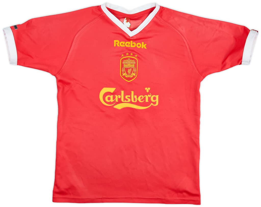2001-03 Liverpool CL Shirt - 7/10 - (XL.Boys)