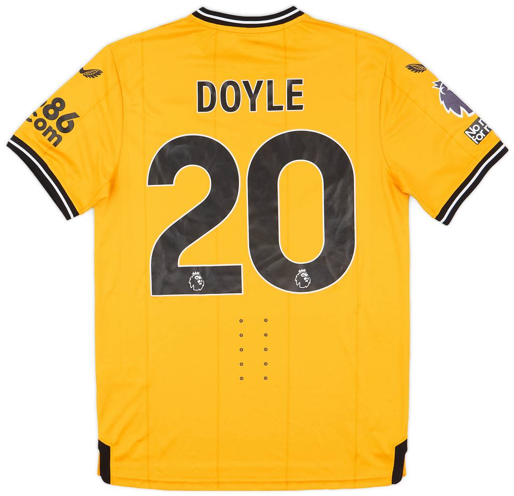 2023-24 Wolves Match Issue Home Shirt Doyle #20
