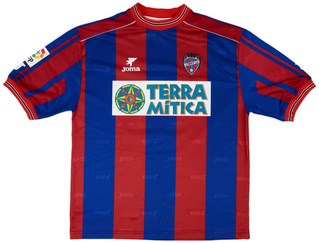 1999-00 Levante Match Issue Home Shirt Lanza #15