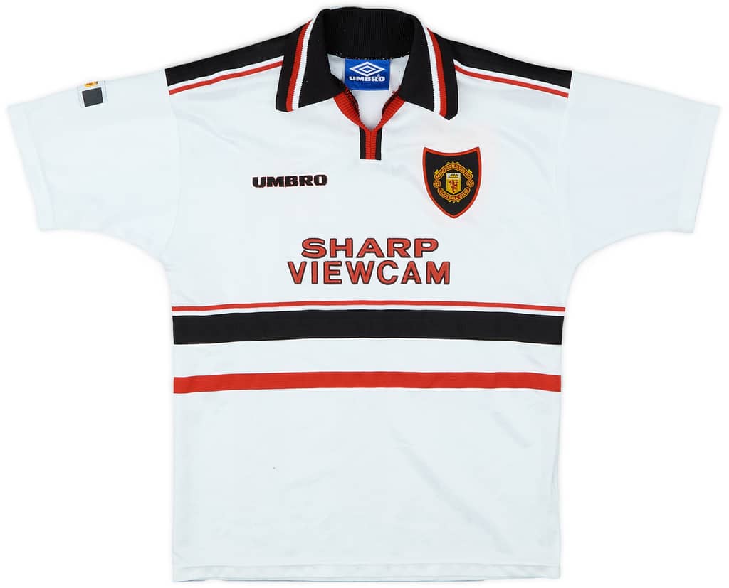 1997-99 Manchester United Away Shirt - 6/10 - (L.Boys)