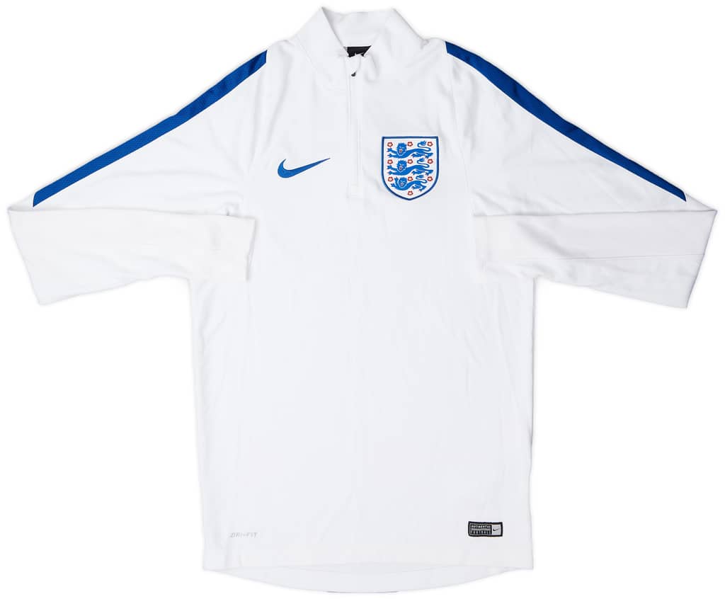 2016-17 England Nike 1/4 Zip Training Top - 8/10 - (S)