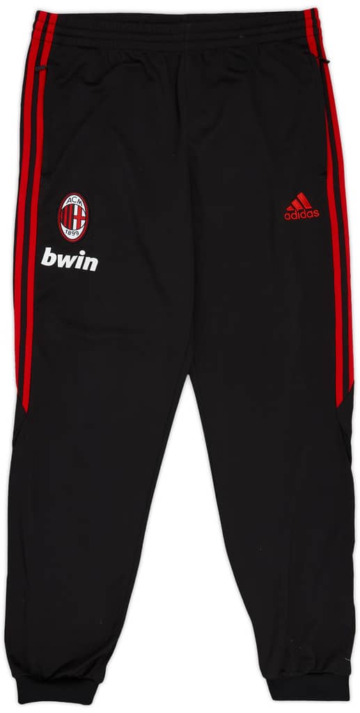 2009-10 AC Milan adidas Track Pants/Bottoms - 9/10 - (M)