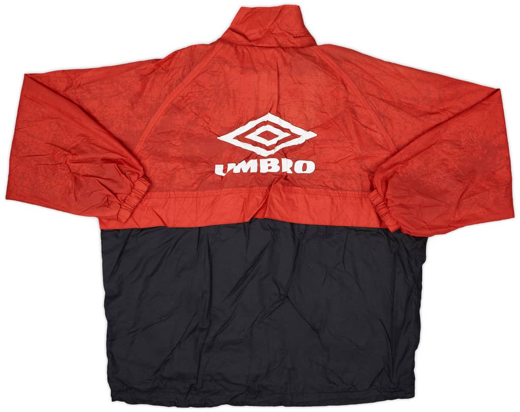 1998-00 Manchester United Umbro 1/4 Zip Track Jacket - 6/10 - (S)