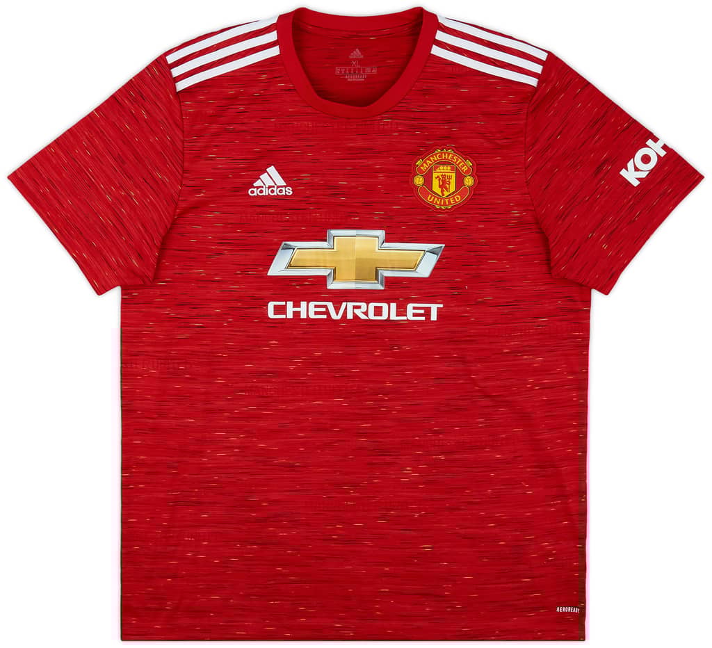 2020-21 Manchester United Home Shirt B.Fernandes #18 - 9/10 - (XL)