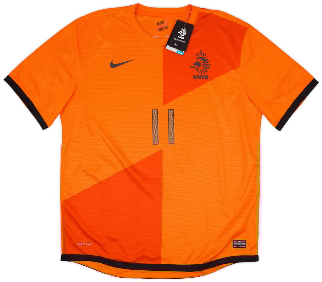 2012-13 Netherlands Home Shirt Robben #11 (XL)