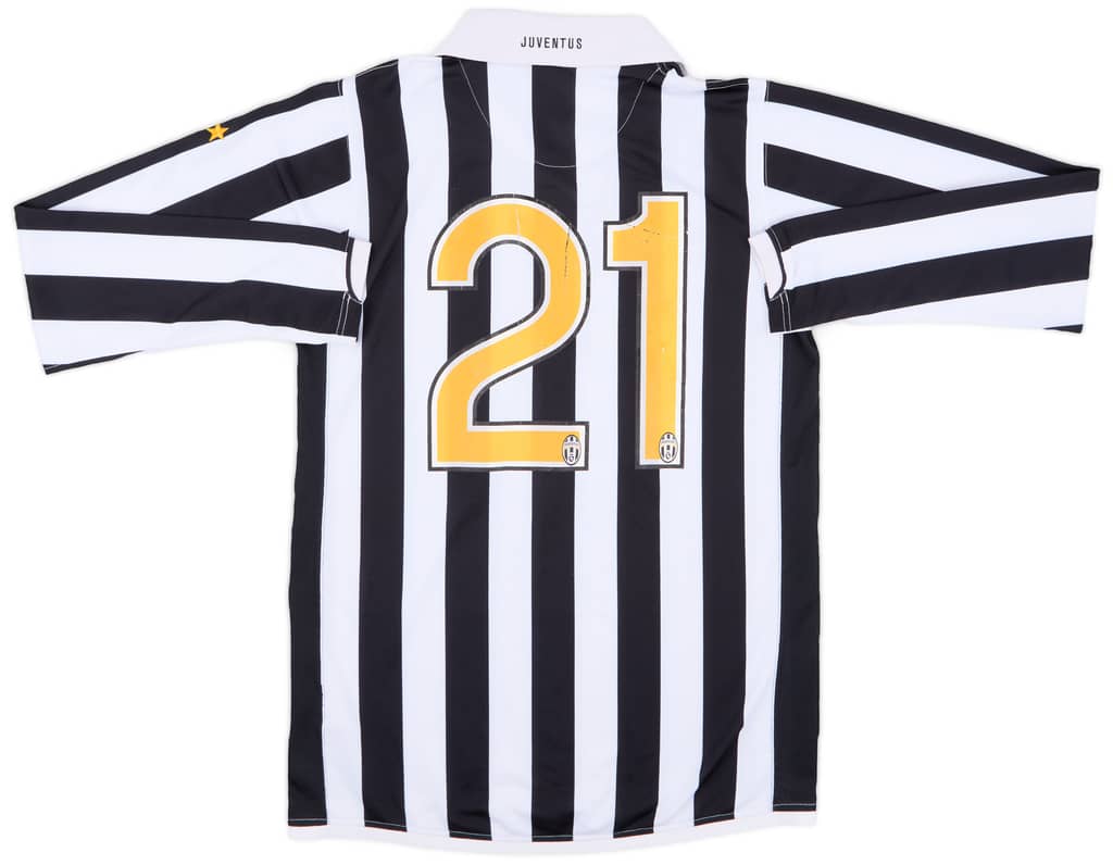 2006-07 Juventus Home L/S Shirt #21 - 7/10 - (S)