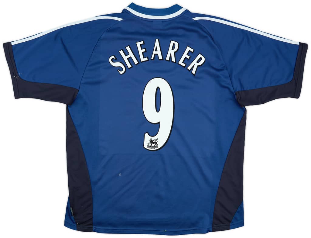 2001-02 Newcastle Away Shirt Shearer #9 - 5/10 - (XL)