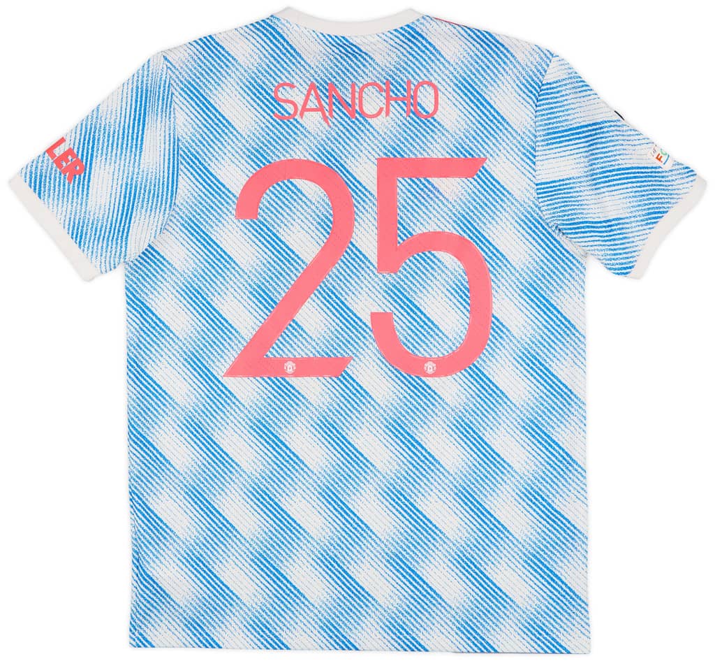 2021-22 Manchester United Away Shirt Sancho #25 - 9/10 - (L)