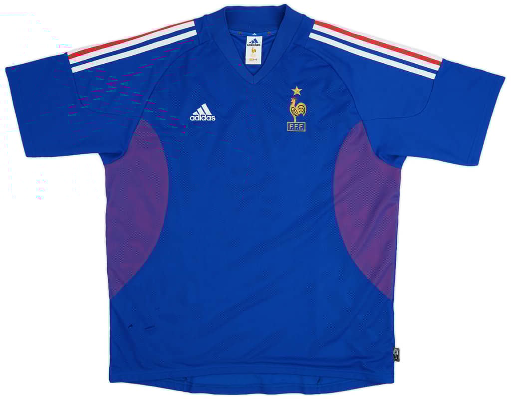 2002-04 France Home Shirt - 5/10 - (XL)