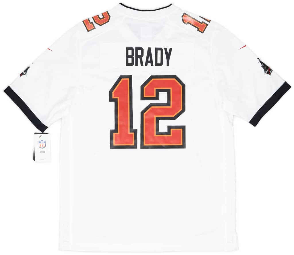 2020-22 Tampa Bay Buccaneers Brady #12 Nike Game Away Jersey (L)