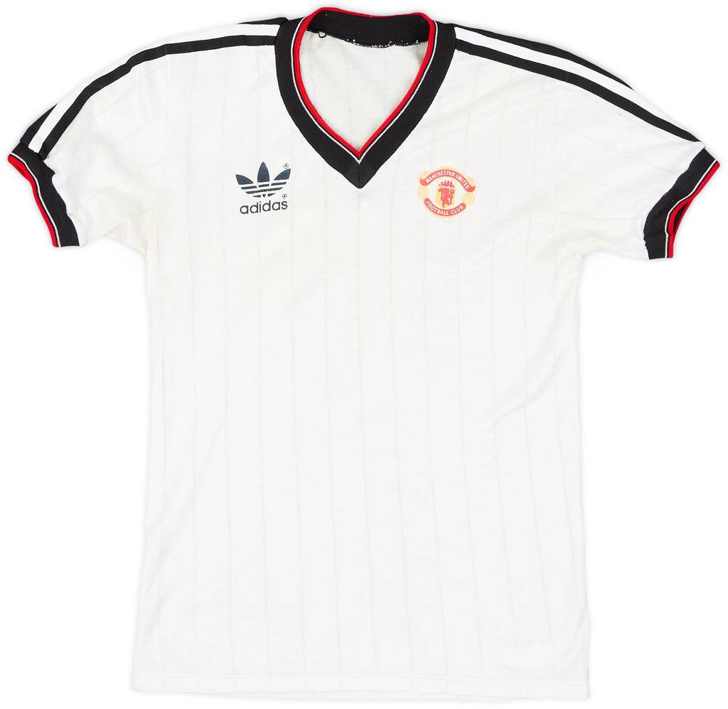 1982-84 Manchester United Away Shirt - 8/10 - (L.Boys)