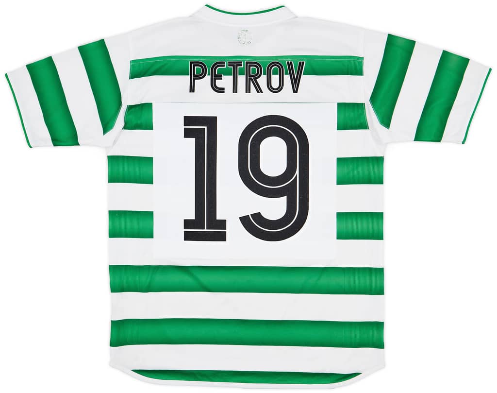 2003-04 Celtic Home Shirt Petrov #19 - 8/10 - (M)