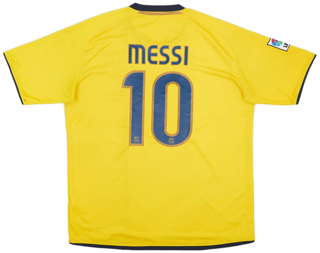2008-10 Barcelona Away Shirt Messi #10 - 5/10 - (XL)