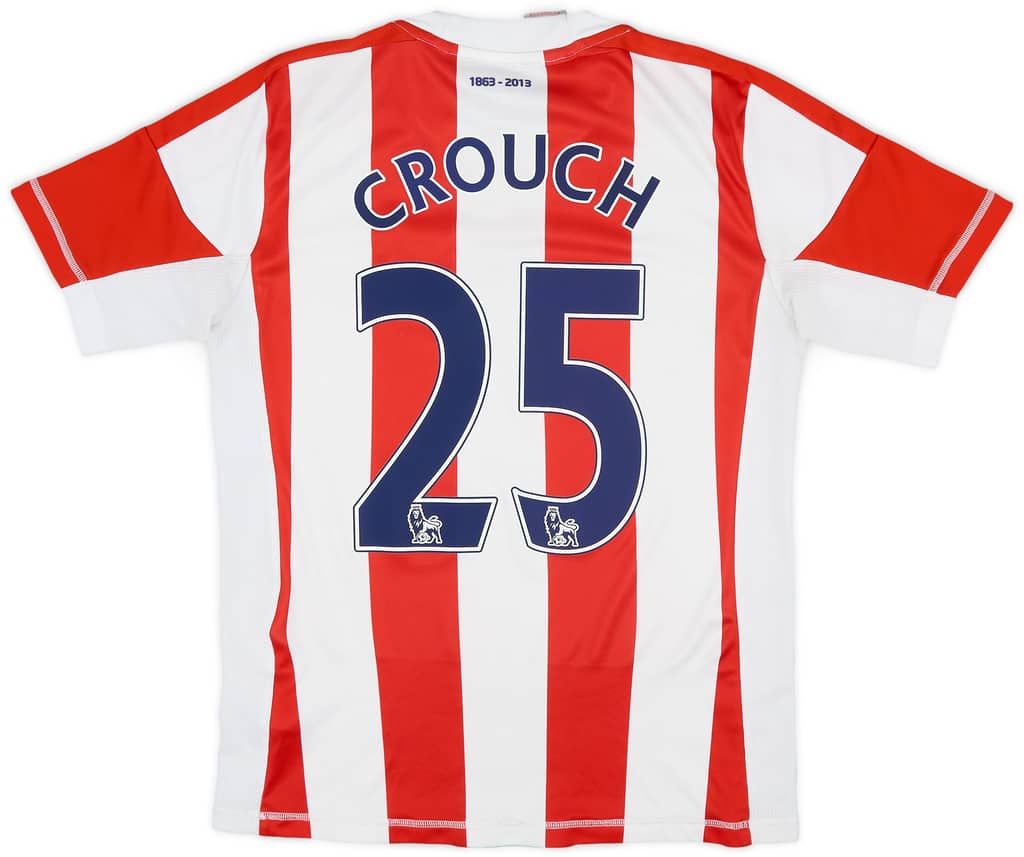 2012-13 Stoke '150 Years' Home Shirt Crouch #25 - 7/10 - (XS)