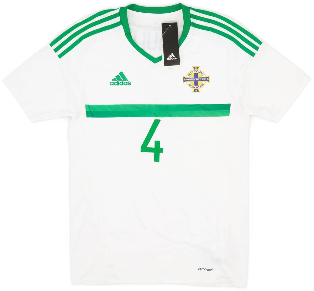 2016-17 Northern Ireland Away Shirt McAuley #4 (S)