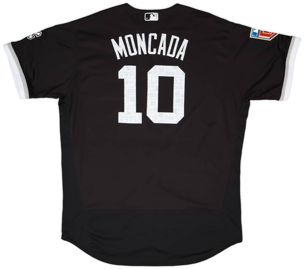 2018 Chicago White Sox Moncada #10 Team Issued Majestic Spring Training Jersey - 9/10 - (XXL)