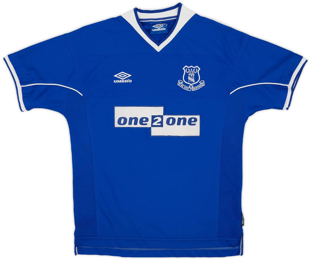 1999-00 Everton Home Shirt Moore #23 - 9/10 - (L)