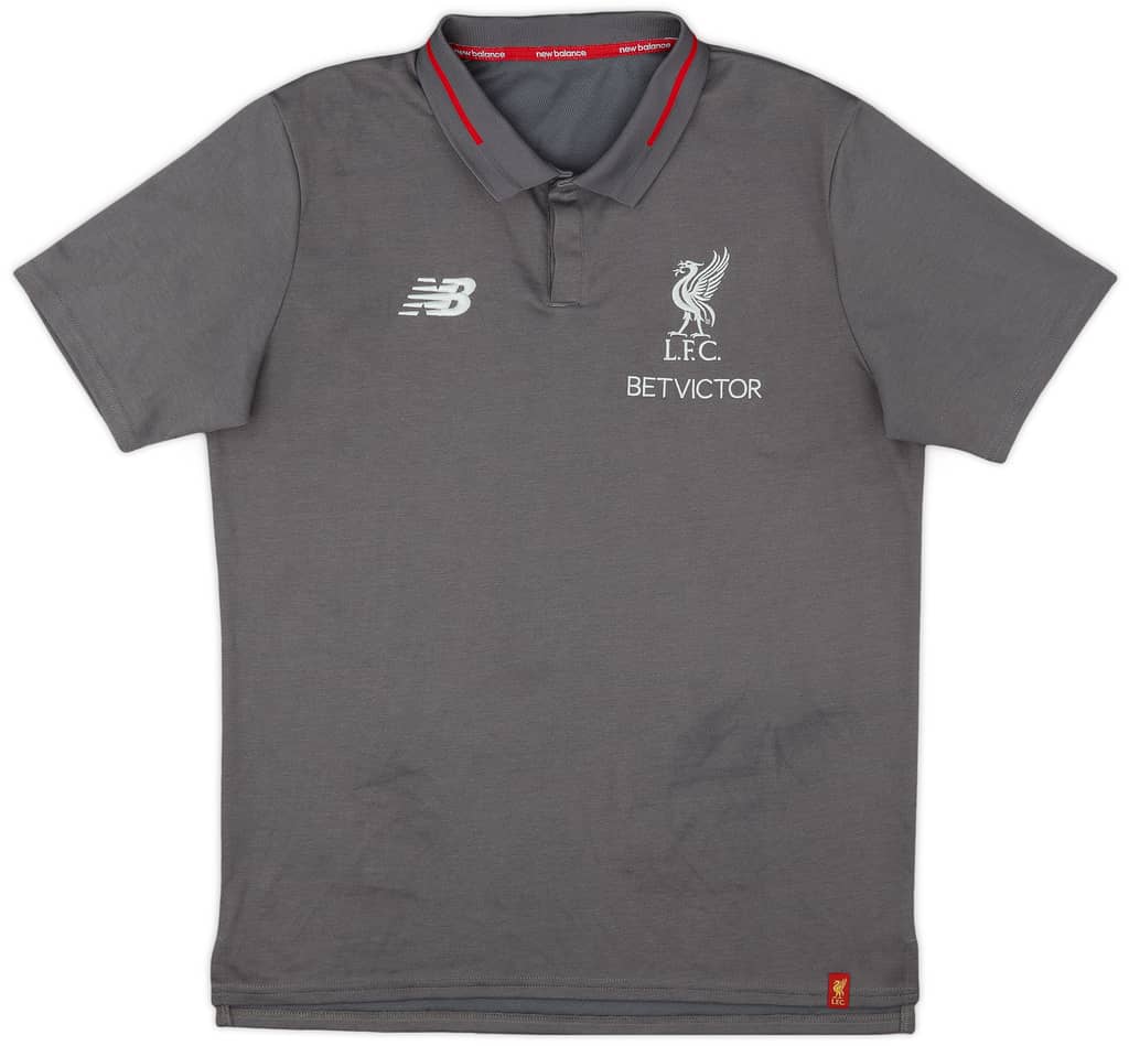 2016-17 Liverpool New Balance Polo Shirt - 9/10 - (L)