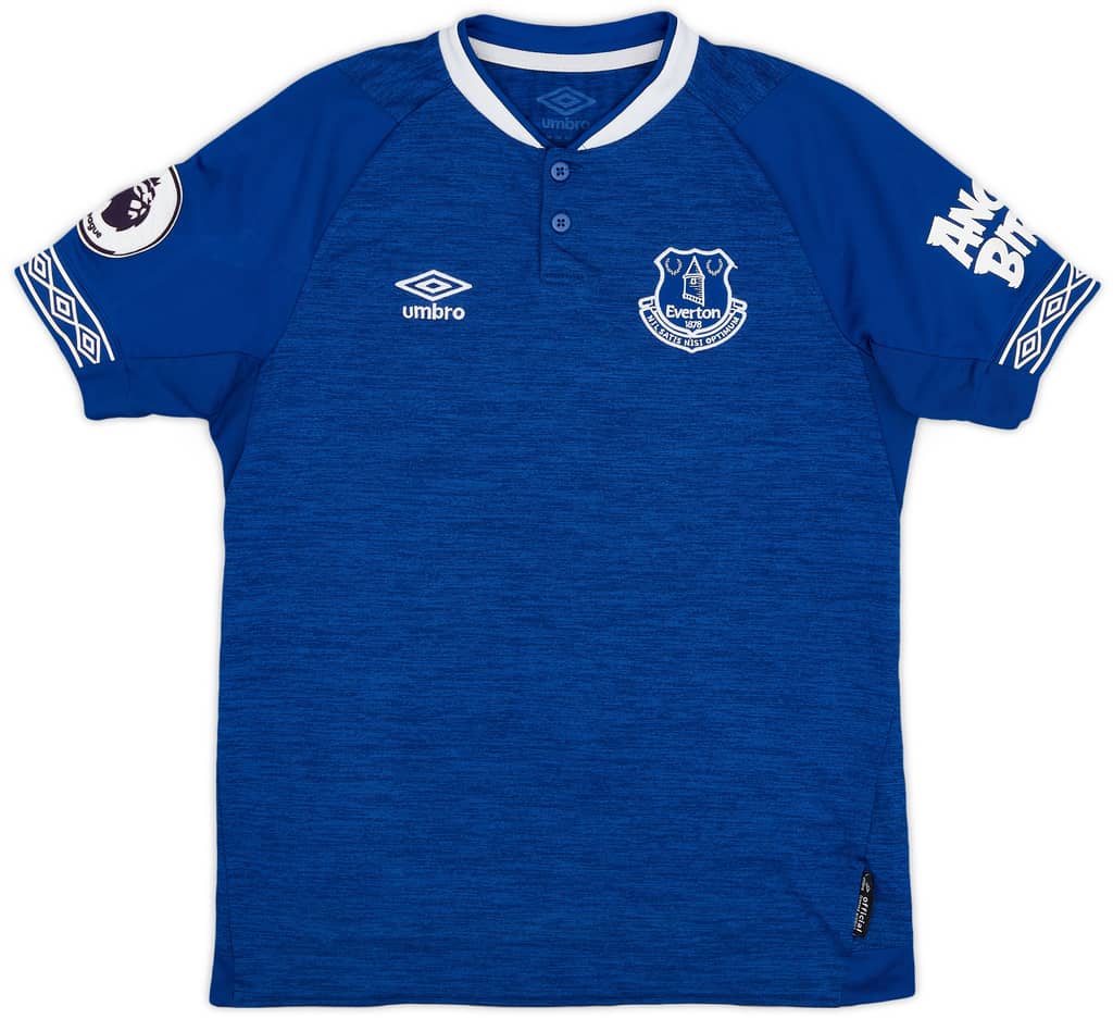 2018-19 Everton Home Shirt Walcott #11 - 9/10 - (L.Boys)