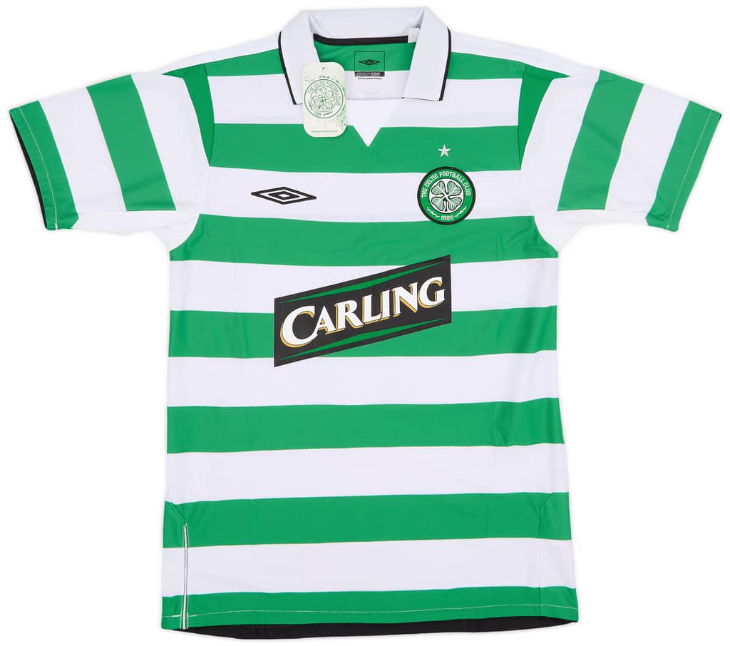 2004-05 Celtic Home Shirt Juninho #7 (S)