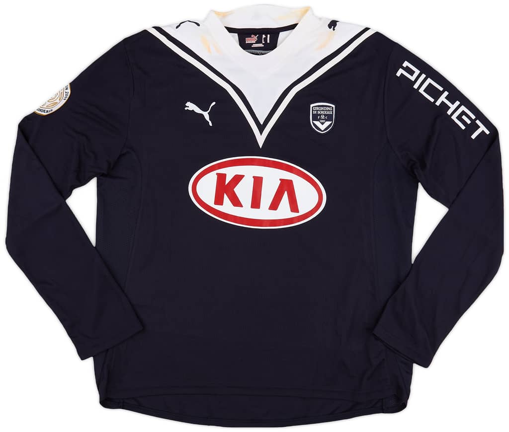 2009-10 Bordeaux Match Issue Home L/S Shirt Bellion #11