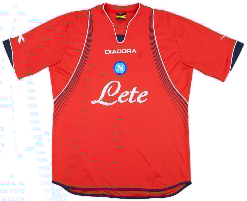 2007-08 Napoli Away Shirt - 8/10 - (XL)