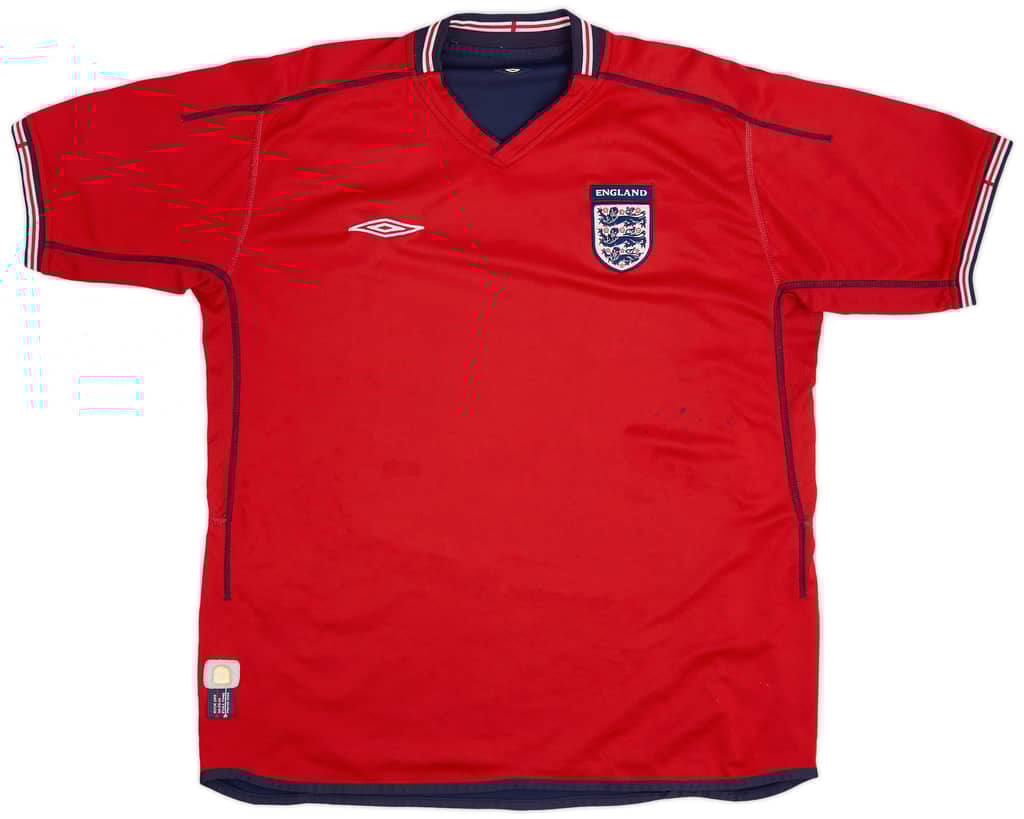 2002-04 England Away Shirt - 4/10 - (XXL)
