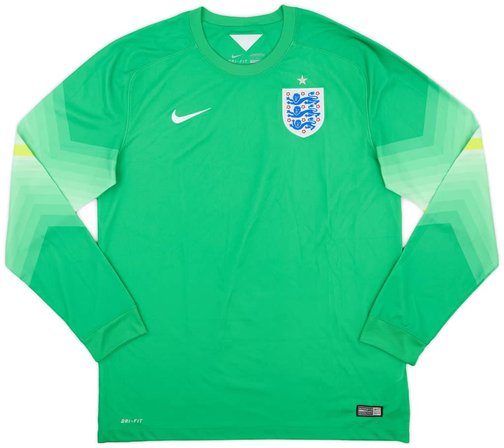 2014-15 England GK Home Shirt - 9/10 - (L)
