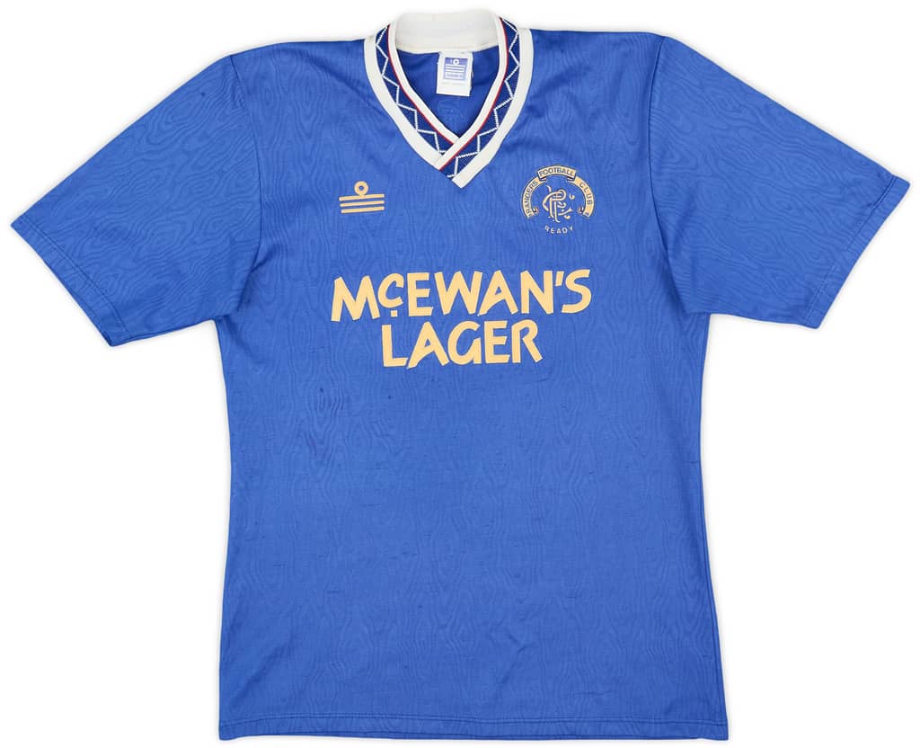 1990-92 Rangers Home Shirt - 5/10 - (S)