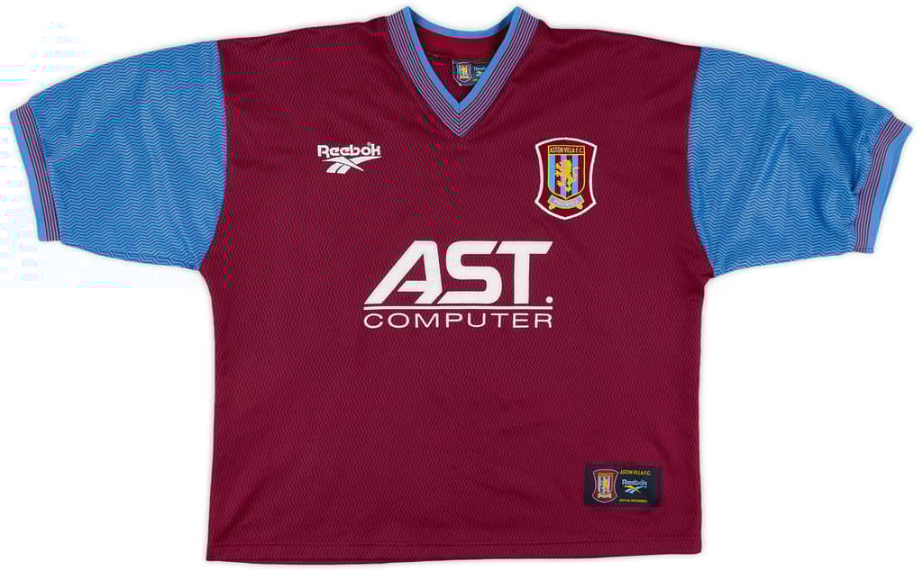 1997-98 Aston Villa Home Shirt Ehiogu #5 - 8/10 - (XS)