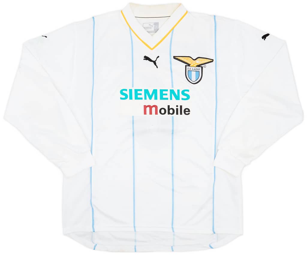 2001-02 Lazio Match Issue Third Shirt Mendieta #6