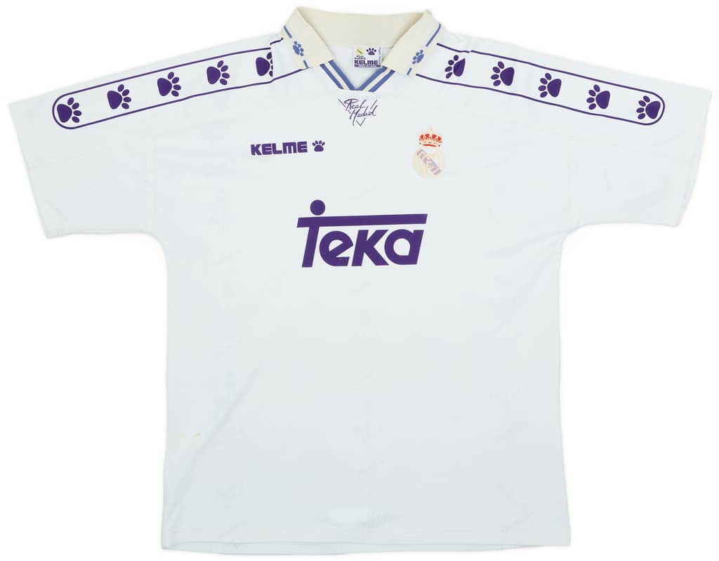 1994-96 Real Madrid Home Shirt - 6/10 - (L/XL)
