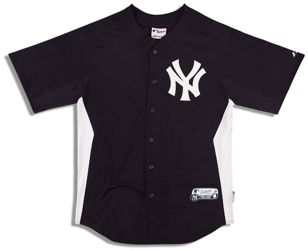 2011 New York Yankees Authentic Majestic Batting Practice Jersey L