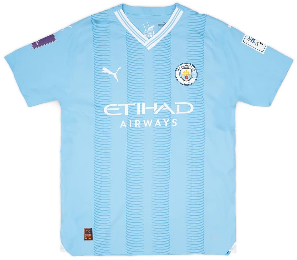 2023-24 Manchester City Match Issue Club World Cup Home Shirt Kovačić #8