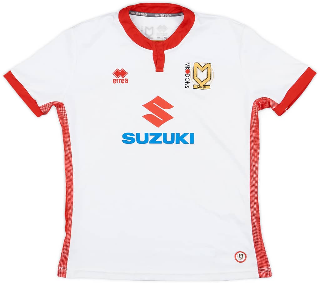 2017-18 MK Dons Home Shirt - 7/10 - (XS)