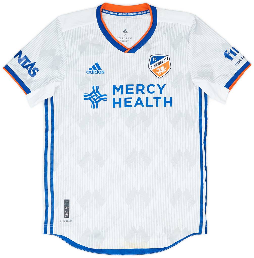2019 FC Cincinnati Authentic Signed Away Shirt Pettersson #3 - 5/10 - (M)