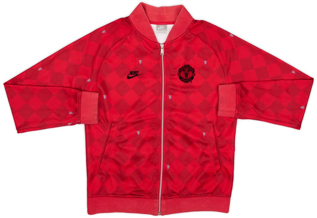 2009-10 Manchester United Nike Track Jacket - 9/10 - (S)