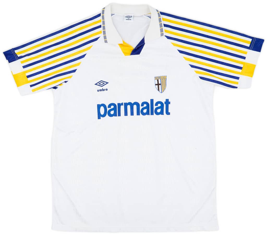 1991-92 Parma Home Shirt - 9/10 - (L)