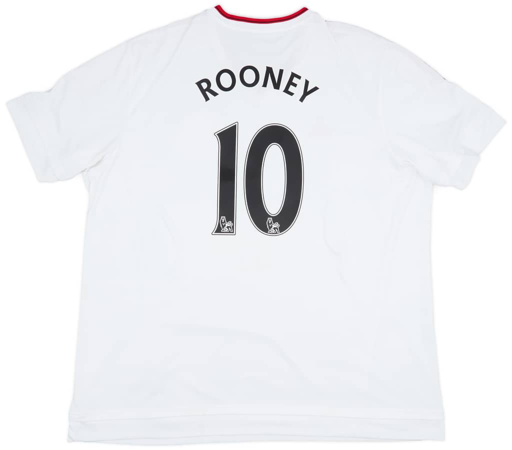 2015-16 Manchester United Away Shirt Rooney #10 - 6/10 - (3XL)