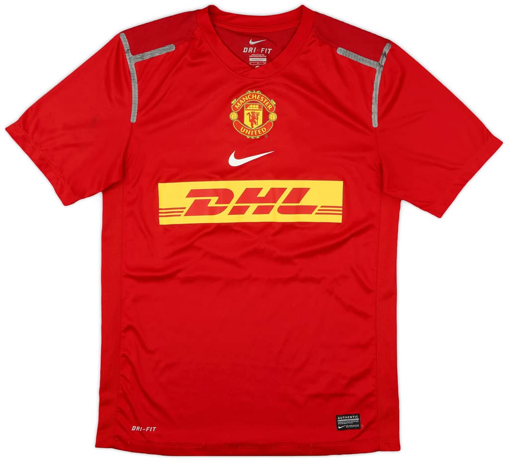 2012-13 Manchester United Player Issue Nike Training Shirt - 5/10 - (S)
