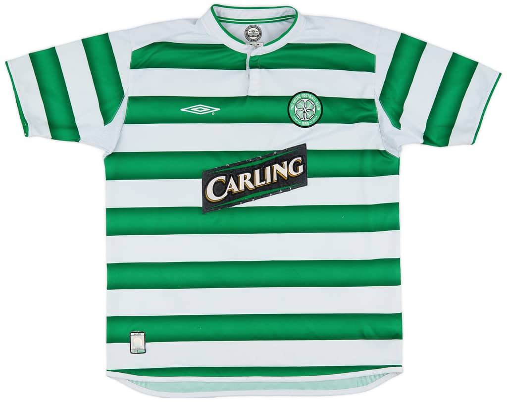 2003-04 Celtic Home Shirt Lambert #14 - 6/10 - (L)