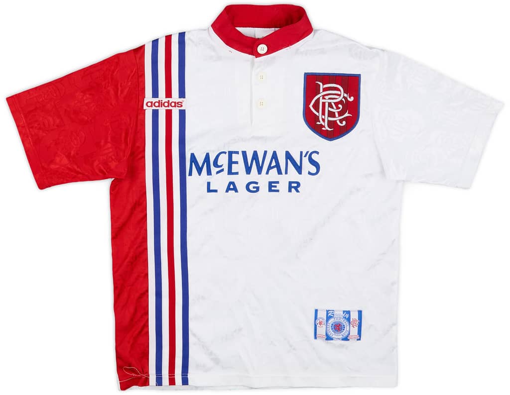 1996-97 Rangers Away Shirt Gascoigne #8 - 6/10 - (Y)