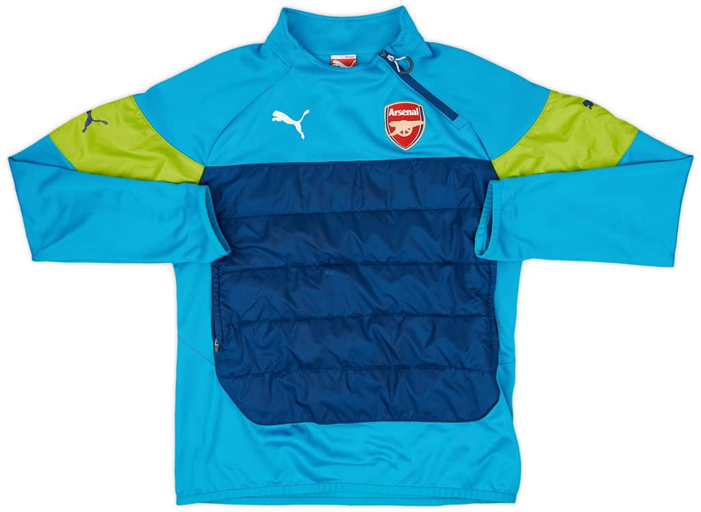 2014-15 Arsenal Puma 1/4 Zip Drill Top - 8/10 - (L)