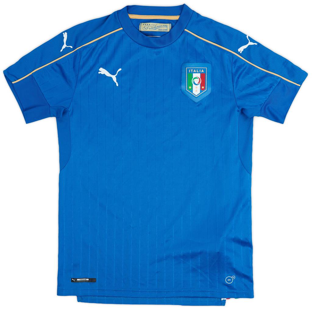 2016-17 Italy Home Shirt - 9/10 - (S)
