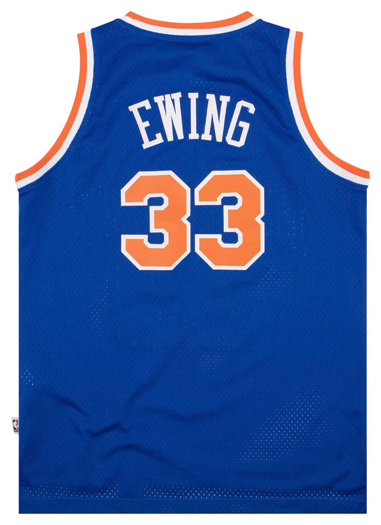 1990-95 New York Knicks Ewing #33 adidas Hardwood Classics Jersey (Away) M