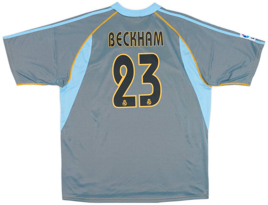 2003-04 Real Madrid Third Shirt Beckham #23 (XL)