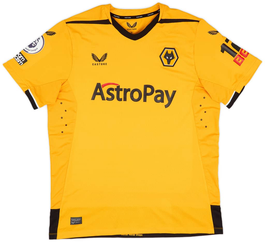 2022-23 Wolves Match Issue Home Shirt Kilman #23